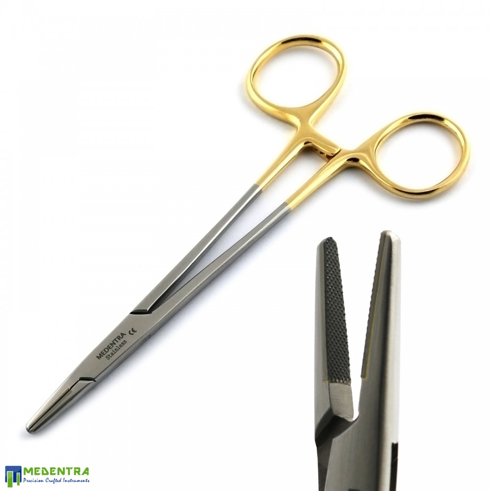 Dental CrileWood Needle Holder Tungsten Carbide Surgical Piercing Plier